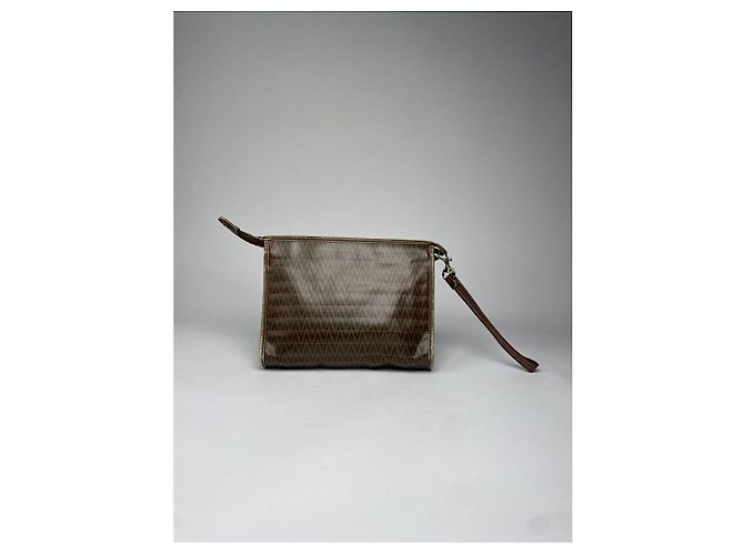 Autre Marque MARIO VALENTINO Pochette in pelle marrone - vista 5