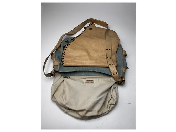 Autre Marque Nicht signiert / Handtasche aus blauer Jeans - Ansicht 3