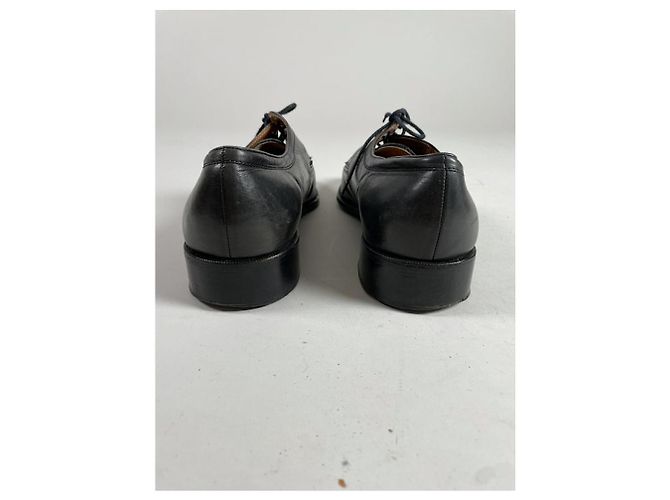 Yves Saint Laurent Schwarzes Leder Schnürschuh - Ansicht 5