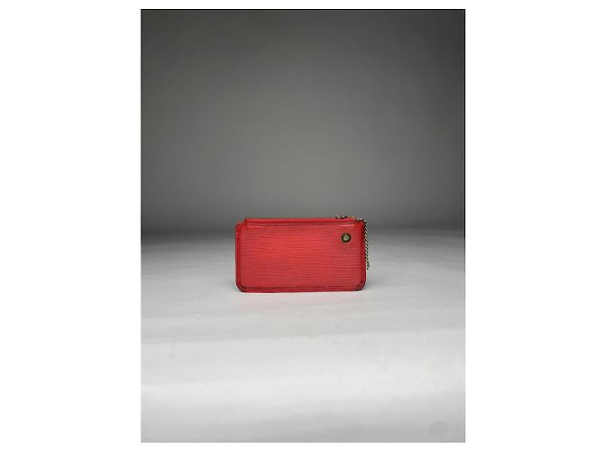 Borsa in pelle rossa Louis Vuitton Rosso - vista 2