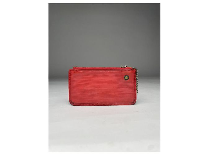 Borsa in pelle rossa Louis Vuitton Rosso - vista 3