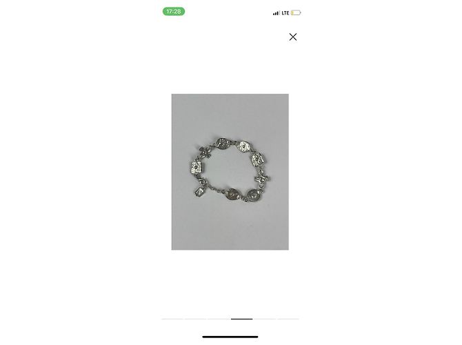 Bracciale in metallo argento Nina Ricci - vista 4