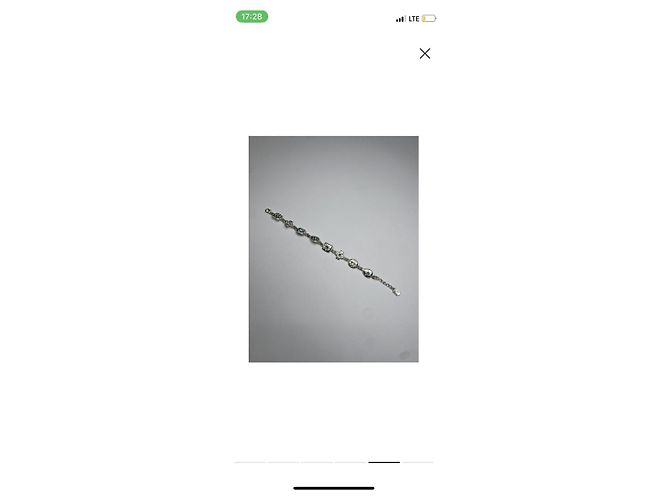 Bracciale in metallo argento Nina Ricci - vista 5