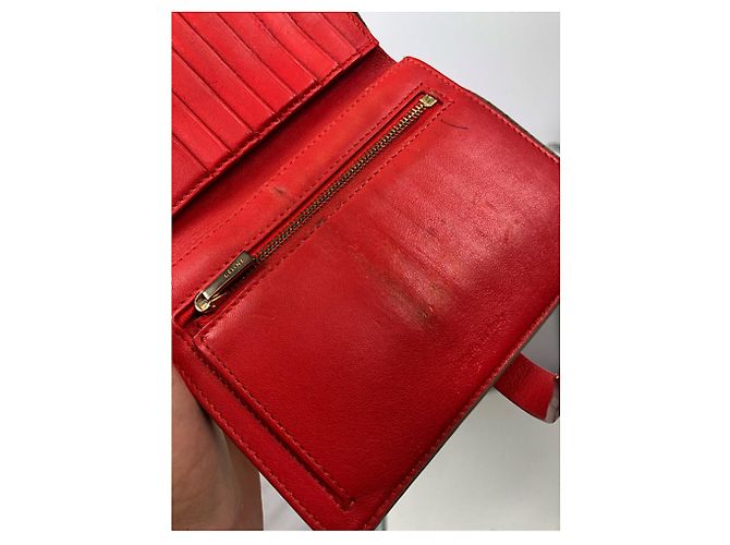 Céline Cartera de cuero beige Celine Triomphe - vista 5