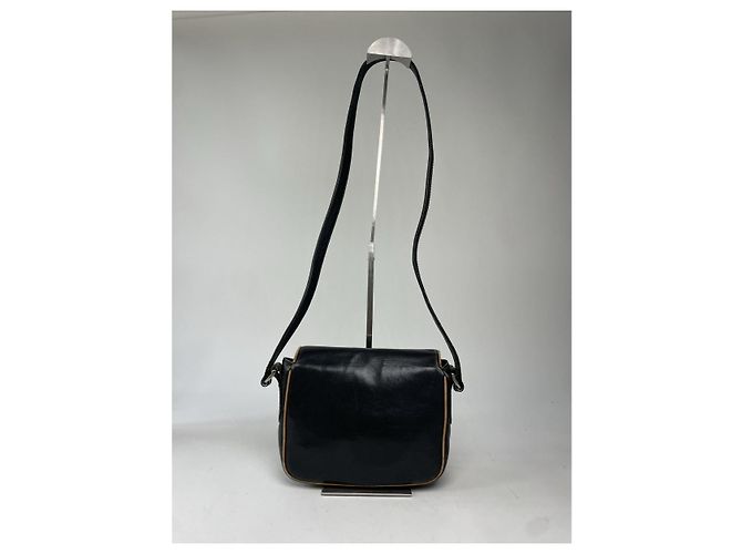 Céline Bolsa de couro preto Celine Folco - vista 4