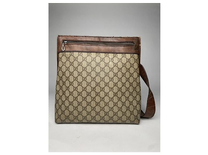 Gucci Ophidia graue Leder-Handtasche mit Ausschnitt - Ansicht 4