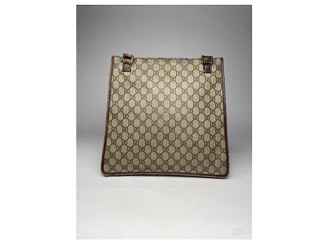 Gucci Ophidia graue Leder-Handtasche mit Ausschnitt - Ansicht 5