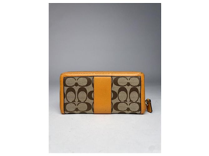 Coach Cartable mini sierra orange Leder Geldbörse - Ansicht 2