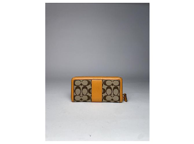 Coach Cartable mini sierra orange Leder Geldbörse - Ansicht 3