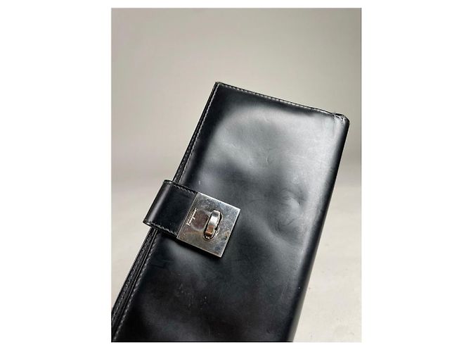 Billetera de cuero negro Salvatore Ferragamo - vista 5
