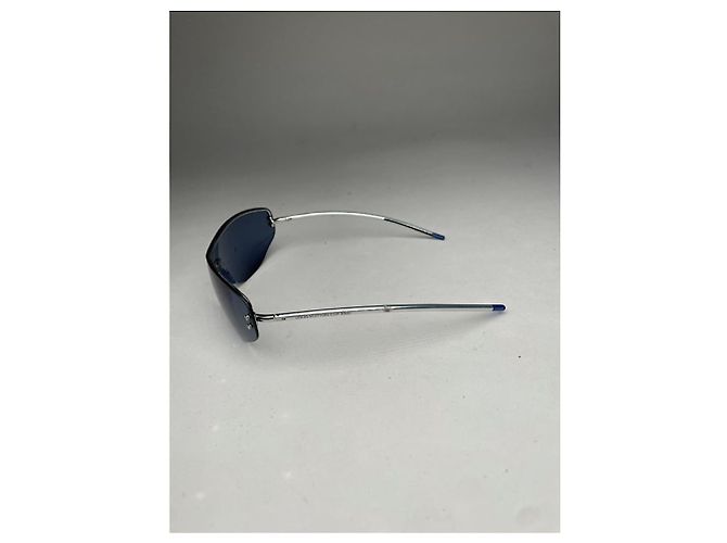Occhiali da sole in metallo blu Louis Vuitton - vista 2