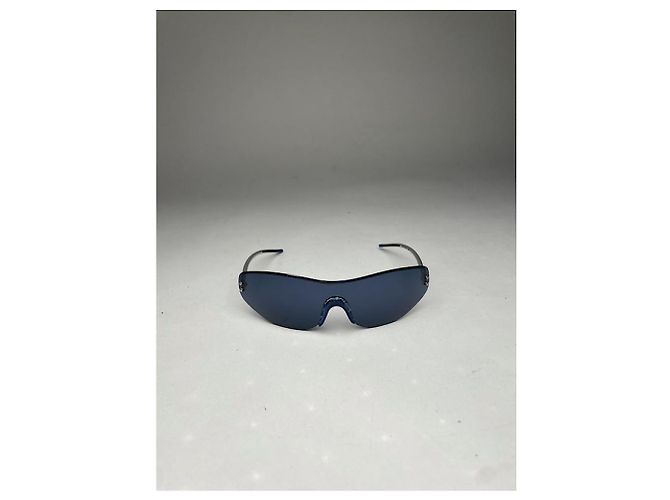 Occhiali da sole in metallo blu Louis Vuitton - vista 3