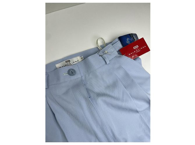 Balenciaga blaue Polyesterhose - Ansicht 3