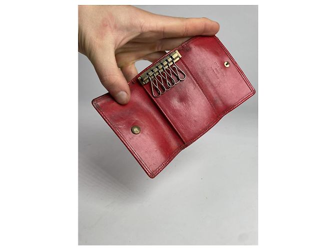 Borsa in pelle rossa Lockme di Louis Vuitton Rosso - vista 5