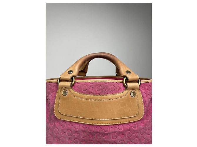Céline Borsa in pelle rosa Celine Boogie - vista 2
