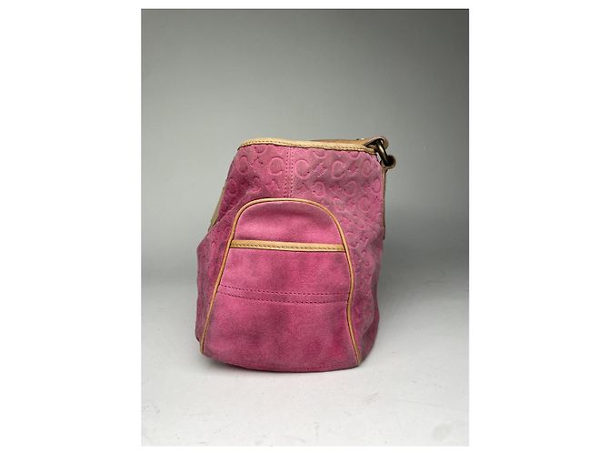 Céline Borsa in pelle rosa Celine Boogie - vista 5
