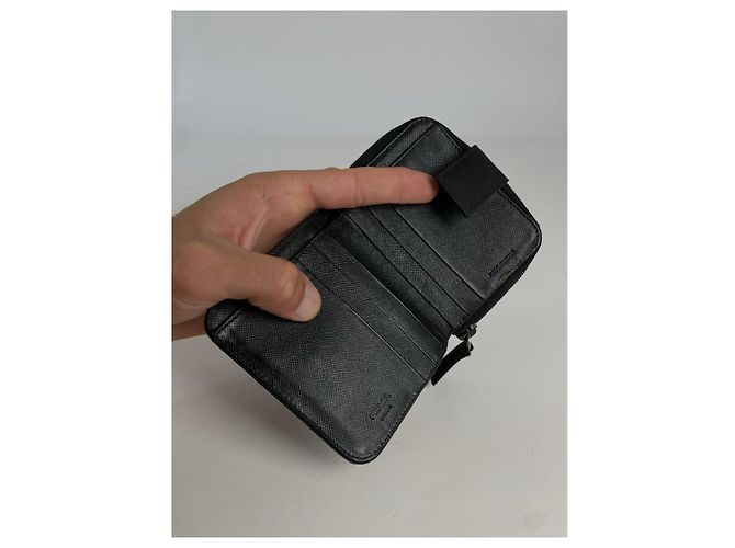 Prada Black Leather Wallet - view 4