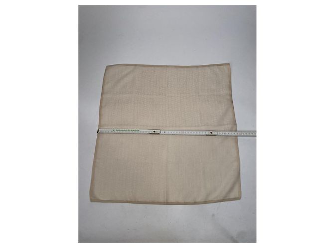 Céline Pañuelo de seda beige Celine - vista 4
