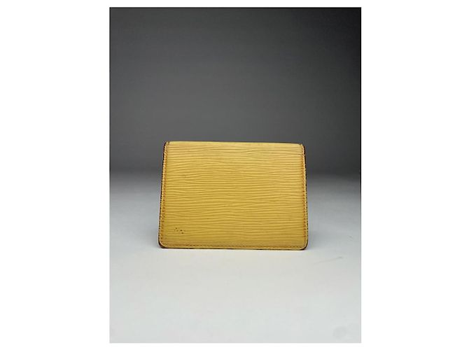 Borsa in pelle gialla Louis Vuitton Giallo - vista 5