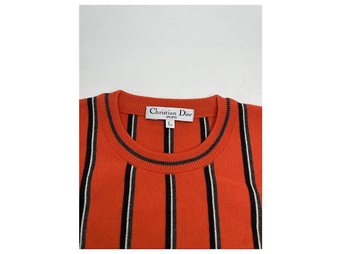 Dior J'Adior Suéter de Lana Naranja - vista 5