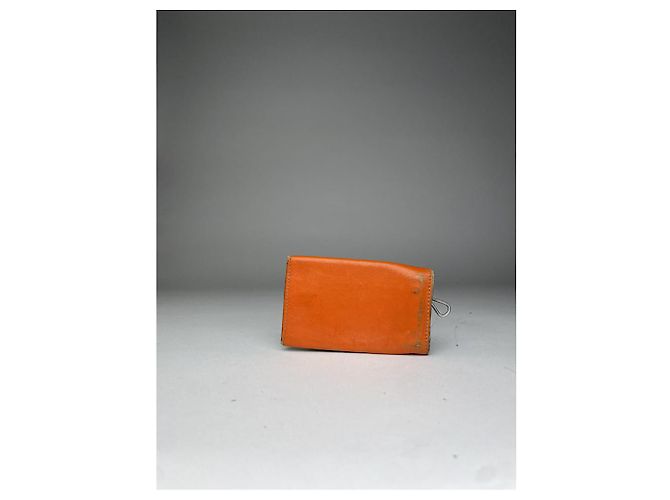 Borsa in pelle arancione Hermès - vista 2
