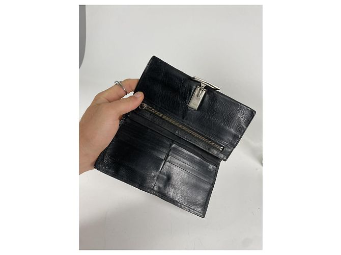 Borsa in pelle marrone Fendi Baguette - vista 4