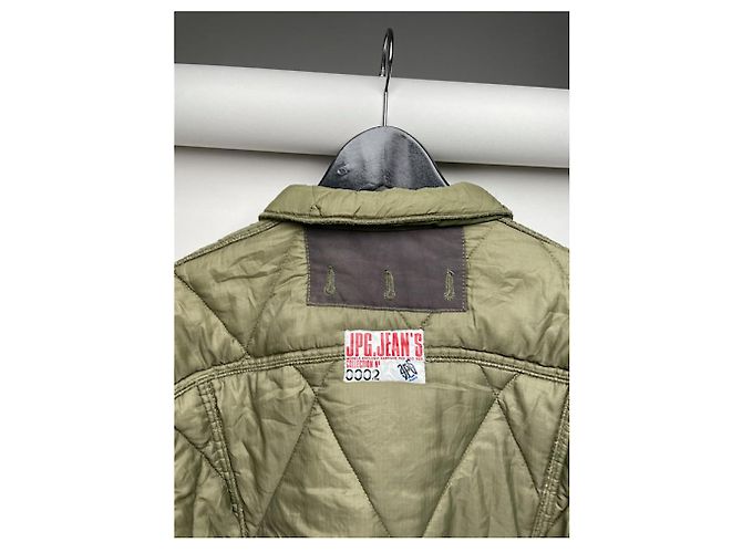 Khaki-Polyester-Jacke von Jean Paul Gaultier - Ansicht 2