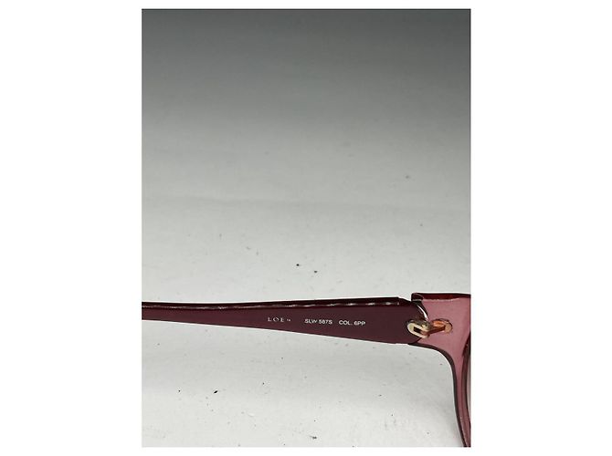 Gafas de sol de plástico morado Loewe Púrpura - vista 2
