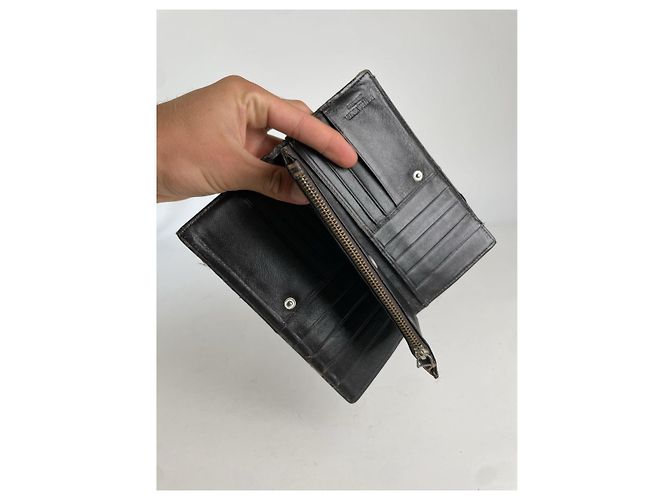 Cartera de cuero marrón Intrecciato de Bottega Veneta Castaño - vista 5