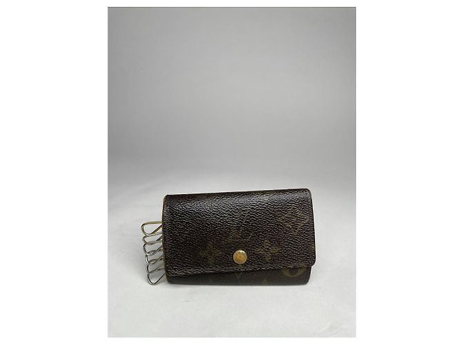 Borsa in pelle marrone Louis Vuitton Lockme - vista 2