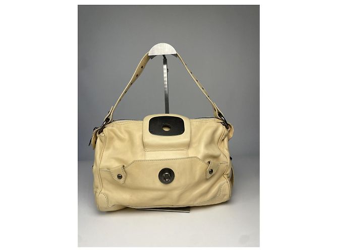 Céline Borsa in pelle Celine Clasp Grigio antracite - vista 5