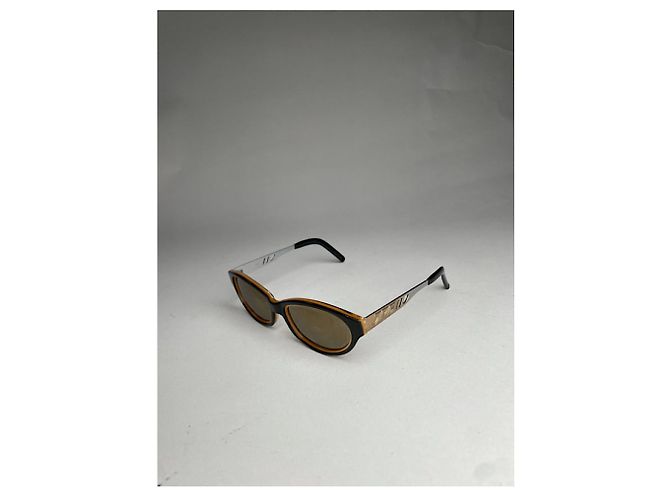 Gafas de sol de metal naranja Jean Paul Gaultier - vista 4