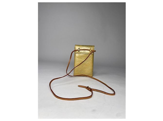 Borsa in pelle gialla Louis Vuitton Giallo - vista 4