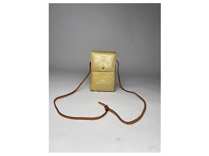 Borsa in pelle gialla Louis Vuitton Giallo - vista 5