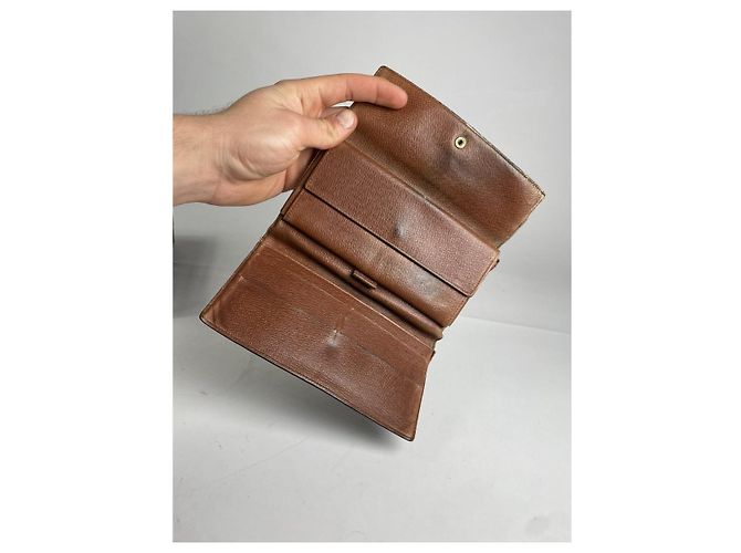 Louis Vuitton Iris braune Lederbörse - Ansicht 3