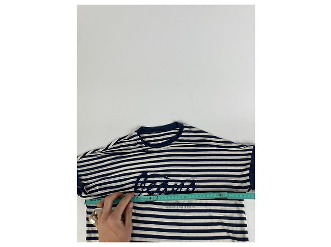 Top de poliéster azul Versace Jeans Couture - vista 5