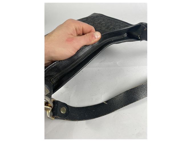 Céline Celine SAC 16 BESACE borsa in pelle nera Nero - vista 5