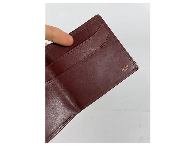 Cartier Bordeaux Lackleder Tasche - Ansicht 5