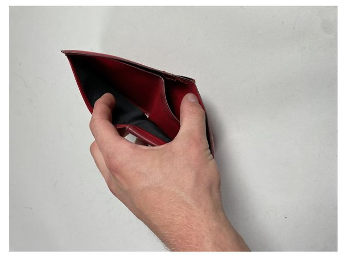 Rote Lederhandtasche von Louis Vuitton - Ansicht 5