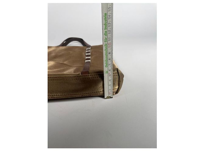 Autre Marque Borsa in pelle marrone non firmata - vista 4