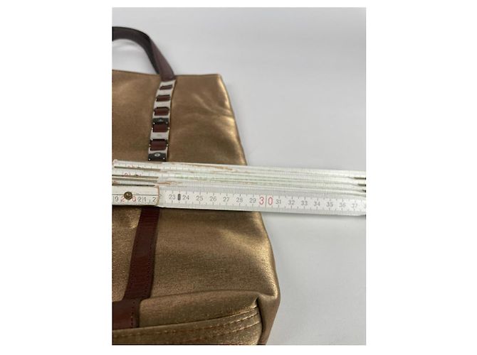 Autre Marque Borsa in pelle marrone non firmata - vista 5
