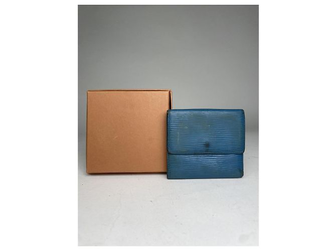 Louis Vuitton Twist blauer Leder Geldbeutel - Ansicht 2