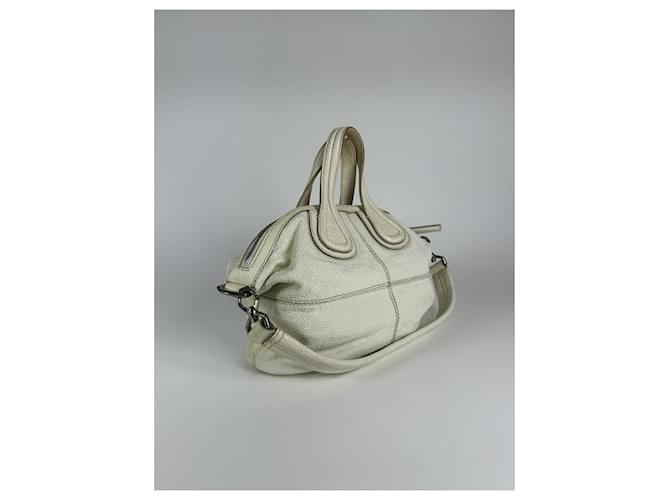 Borsa in pelle bianca Givenchy Nightingale Bianco - vista 3