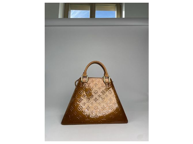 Louis Vuitton Forsyth braune Lackleder-Handtasche - Ansicht 2