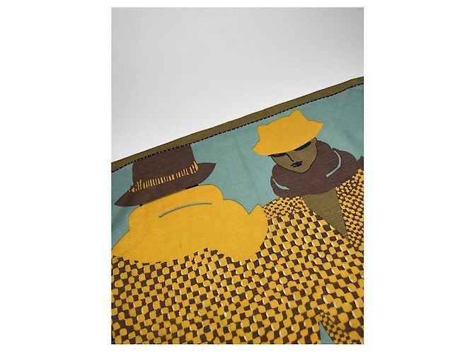 Autre Marque Nicht signiert / Mehrfarbiger anderer Schal Mehrfarben - Ansicht 3