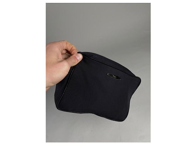 Navy Polyester Clutch Bag von Salvatore Ferragamo Marineblau - Ansicht 2