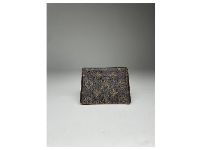 Borsa in pelle marrone Louis Vuitton - vista 3
