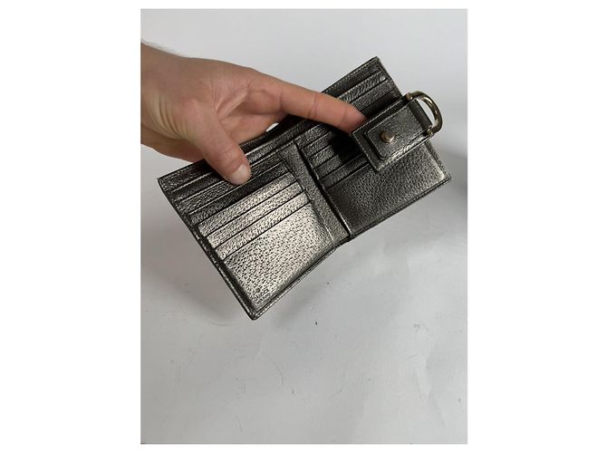 Billetera de algodón dorada Gucci Ophidia Dorado - vista 4