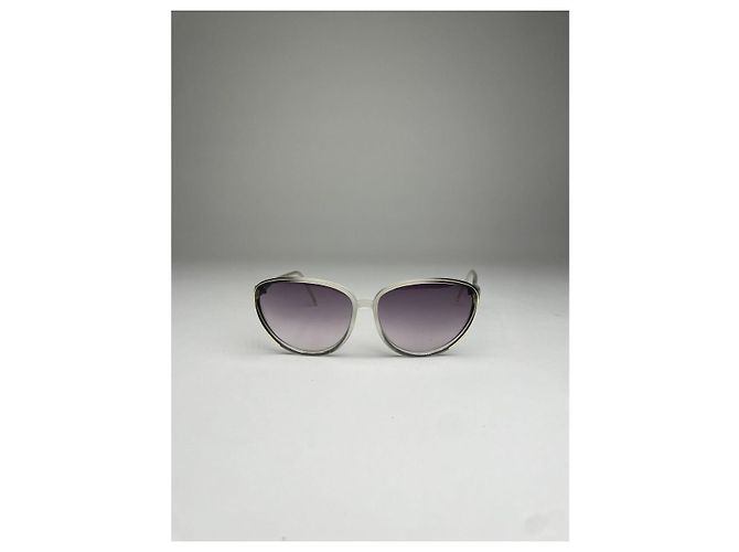 Céline Gafas de sol de plástico plateadas Celine Plata - vista 2