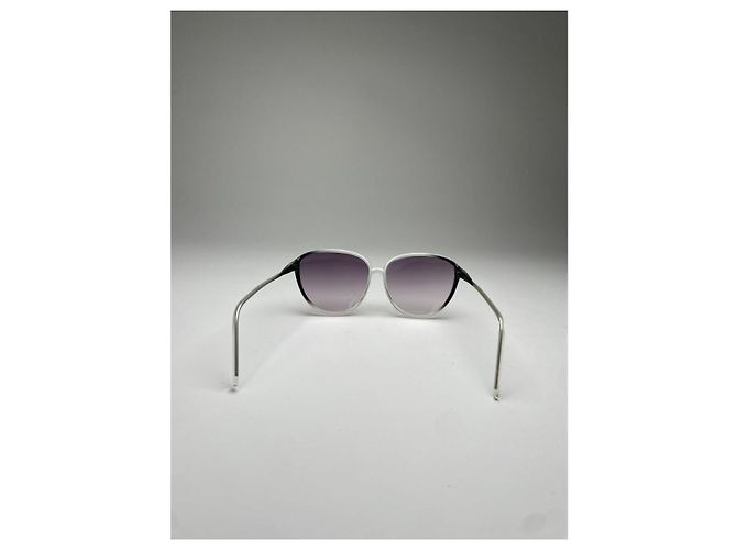 Céline Gafas de sol de plástico plateadas Celine Plata - vista 4